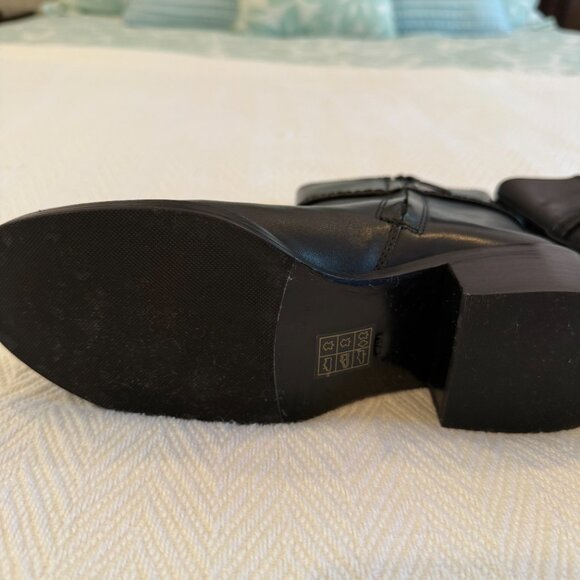 Tory Burch Black and Gold Ankle Booth - Picture 6 of 6